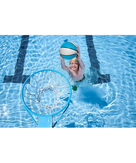 Regulation Size Swimming Pool Basketball | Blue Basketball for Swimming Pool Basketball Hoops & Pool Games | Regulation Size ...