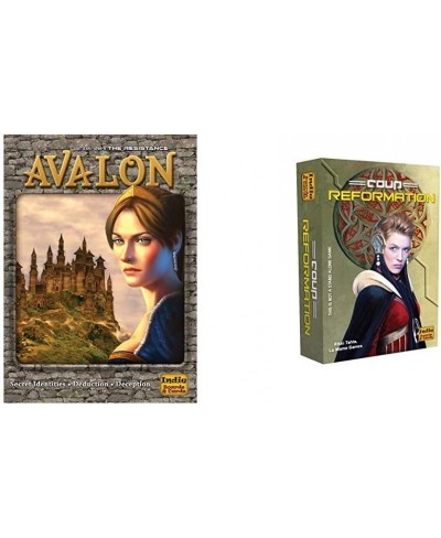 The Resistance: Avalon Social Deduction Game & Coup Reformation (an Expansion) $57.46 - Board Games