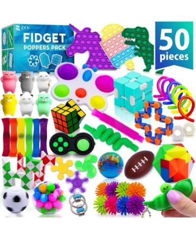 (50 Pcs) Fidget Toys Pack Figette Party Favors Valentines Day Gifts for Kids Adults Autism Sensory Toy Classroom Prizes Autis...