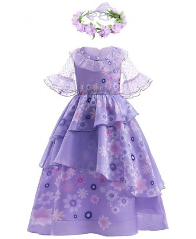 Kids Encanto Isabella Costume Mirabel Luisa Dolores Pepa Dress Isabela Mirabel Cosplay Dress for Summer Halloween $38.80 - Ki...