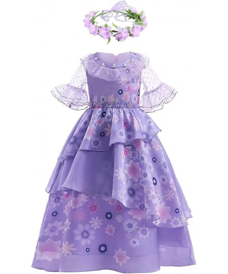 Kids Encanto Isabella Costume Mirabel Luisa Dolores Pepa Dress Isabela Mirabel Cosplay Dress for Summer Halloween $38.80 - Ki...