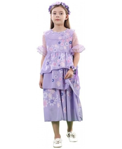 Kids Encanto Isabella Costume Mirabel Luisa Dolores Pepa Dress Isabela Mirabel Cosplay Dress for Summer Halloween $38.80 - Ki...