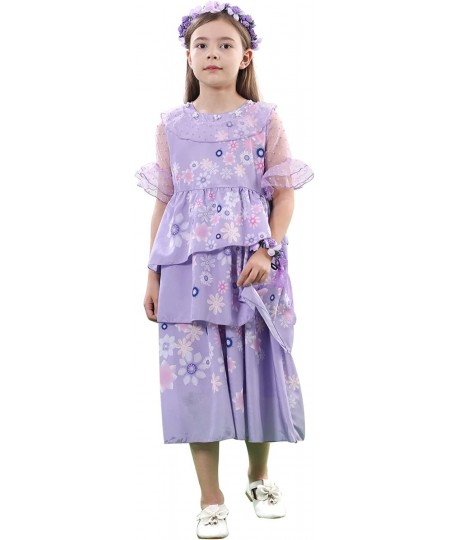 Kids Encanto Isabella Costume Mirabel Luisa Dolores Pepa Dress Isabela Mirabel Cosplay Dress for Summer Halloween $38.80 - Ki...