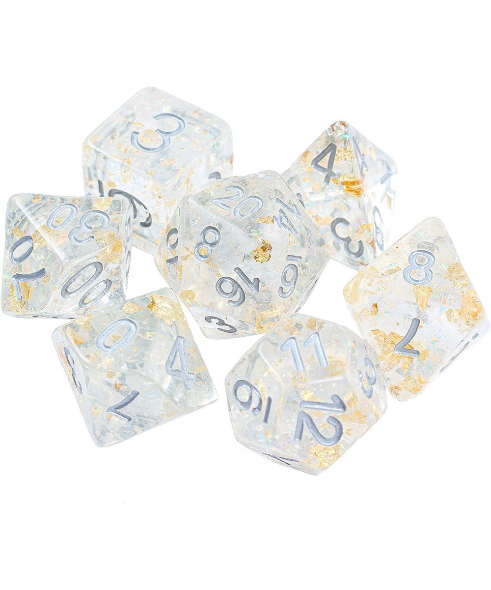 Dragon Scale Gold Breath DND Dice Set for Dungeons and Dragons Gifts D&D D and D Pathfinder Accessories D20 Polyhedral Resin ...