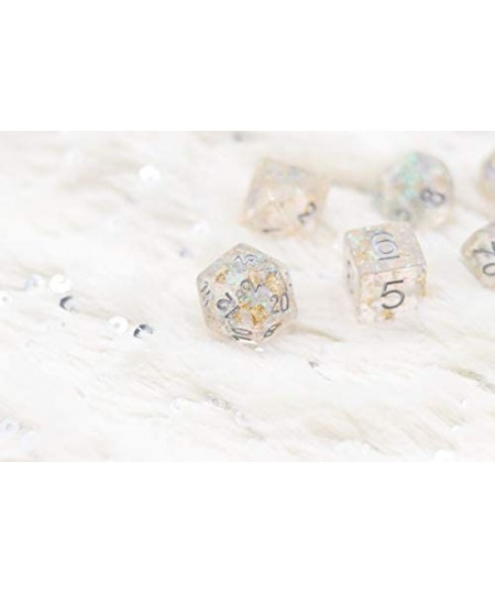 Dragon Scale Gold Breath DND Dice Set for Dungeons and Dragons Gifts D&D D and D Pathfinder Accessories D20 Polyhedral Resin ...