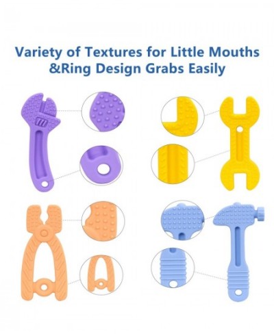 Teething Toys for Babies 0-6 Months Baby Teething Toys for Babies 6-12 Months Baby Teethers for Babies 12-18 Months Silicone ...