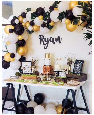 Black Balloons 12"+5" Ballons - 70Pcs Latex Black Balloon Arch Kit as Birthday Balloons Party Balloons Graduation Balloons Ge...