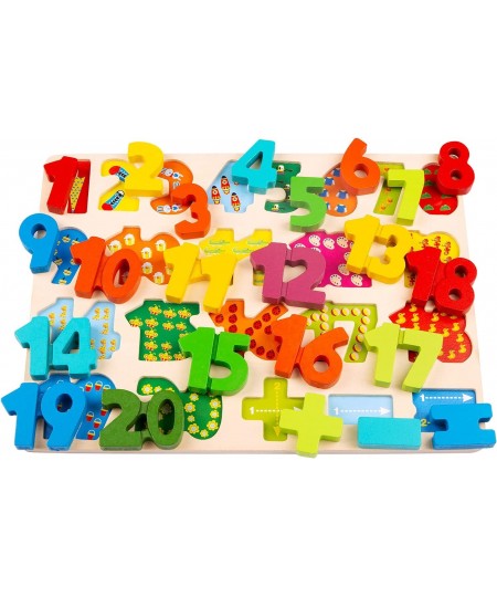 Wooden Puzzles for Toddlers Alphabet Number Shape Learning Puzzle for Kids Ages 3 4 5 Montessori Toys Preschool Education Gif...