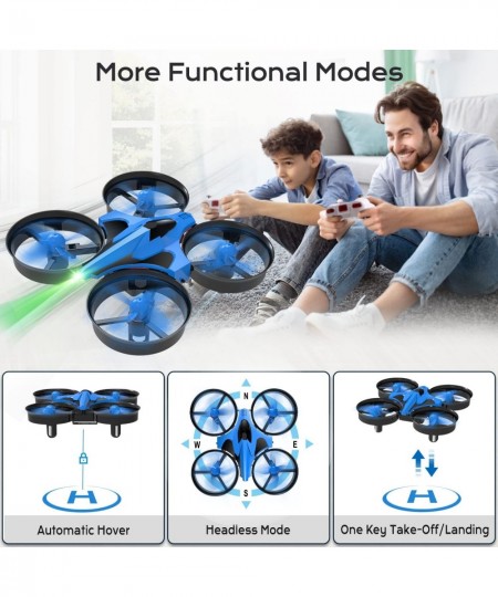 Mini Drone for Kids Beginners - Fun Fly Racing Games More Accessories RC Indoor Small UFO with Multiple Modes and 2 Batteries...