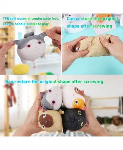 Cat nee doh Funny Cute Cat-Shaped Ball Cat Squishy Stress Balls Toy for Kids Adults Christmas Toys Party Favor Gifts for Chil...