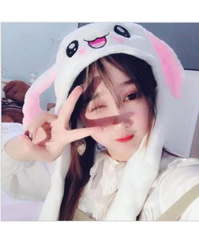 Moving Ear Rabbit Hat Plush Bunny Ears Headband Halloween Animal Easter Cosplay Rabbit $16.54 - Kids' Dress-Up Accessories