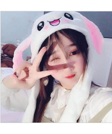 Moving Ear Rabbit Hat Plush Bunny Ears Headband Halloween Animal Easter Cosplay Rabbit $16.54 - Kids' Dress-Up Accessories