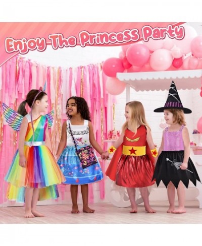 Princess Dress Up Clothes for Little Girls Dress Up Trunk Set Encanto Isabella Witch Unicorn Wonder Woman Pretend Play Costum...