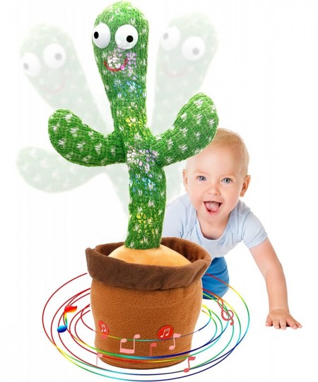 Dancing Cactus Talking Dancing Cactus Toy Repeat+Recording+Dance+Sing Wriggle Dancing Cactus Repeat What You Say and Sing Ele...