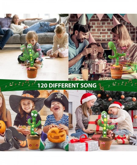 Dancing Cactus Talking Dancing Cactus Toy Repeat+Recording+Dance+Sing Wriggle Dancing Cactus Repeat What You Say and Sing Ele...