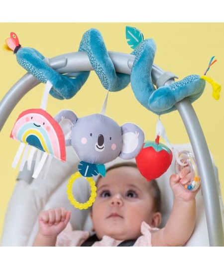 Koala Activity Spiral Baby’s Fun Accessory for Car Seat Crib Cot & Stroller Hanging Rattling Toys Newborn Sensory Toy Develop...