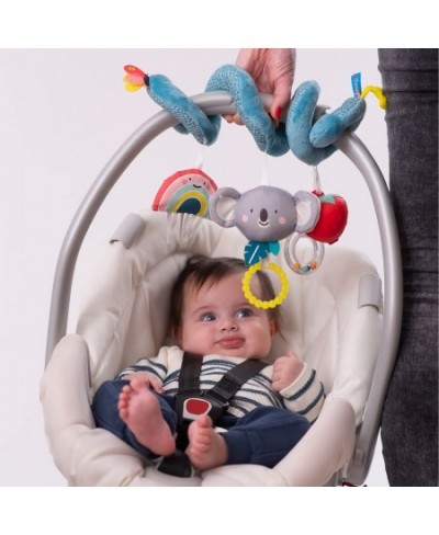 Koala Activity Spiral Baby’s Fun Accessory for Car Seat Crib Cot & Stroller Hanging Rattling Toys Newborn Sensory Toy Develop...