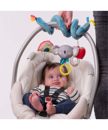 Koala Activity Spiral Baby’s Fun Accessory for Car Seat Crib Cot & Stroller Hanging Rattling Toys Newborn Sensory Toy Develop...