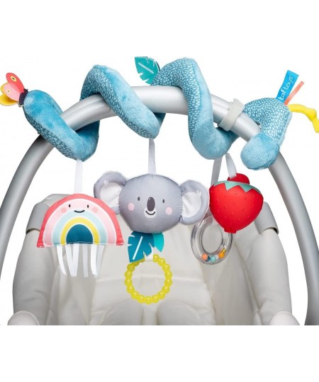 Koala Activity Spiral Baby’s Fun Accessory for Car Seat Crib Cot & Stroller Hanging Rattling Toys Newborn Sensory Toy Develop...