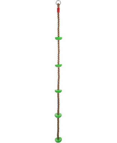 Climbing Rope Knotted Tree Swing Ladder- Kids Backyard Balance Equipment for Strength Exercise and Healthy Fun for Boys and G...