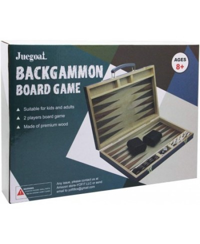 15" Wooden Backgammon Board Game Set for Kids Adults $42.96 - Board Games