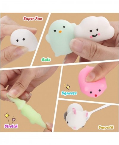 24 Pieces Mochi Squishy Prefilled Easter Eggs Cute Mochi Squishy Toys Stress Relief Squishies for Kids Boys Girls Toddlers Ea...