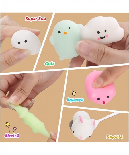 24 Pieces Mochi Squishy Prefilled Easter Eggs Cute Mochi Squishy Toys Stress Relief Squishies for Kids Boys Girls Toddlers Ea...