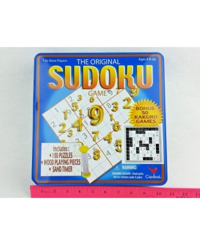 Industries Sudoku/Kakuro Deluxe Game Tin $41.65 - Sudoku Puzzles