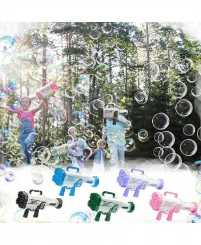 64 Hole Gatlin Bubble Gun Rocket Launcher Bubble Machine Gun Thousands of Bubbles Per Minute Suitable for Kids Adults Suitabl...