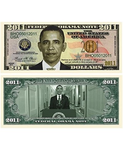 Barack Obama 2011 Commemorative Dollar Bill Collectible in Currency Holder $15.95 - Gags & Practical Joke Toys