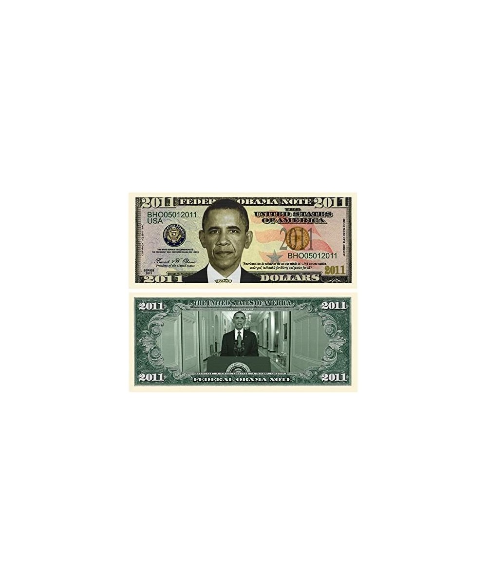 Barack Obama 2011 Commemorative Dollar Bill Collectible in Currency Holder $15.95 - Gags & Practical Joke Toys