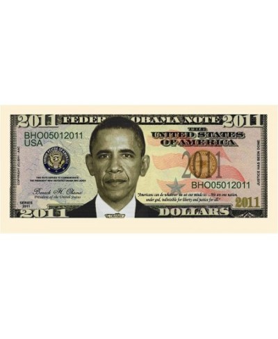 Barack Obama 2011 Commemorative Dollar Bill Collectible in Currency Holder $15.95 - Gags & Practical Joke Toys