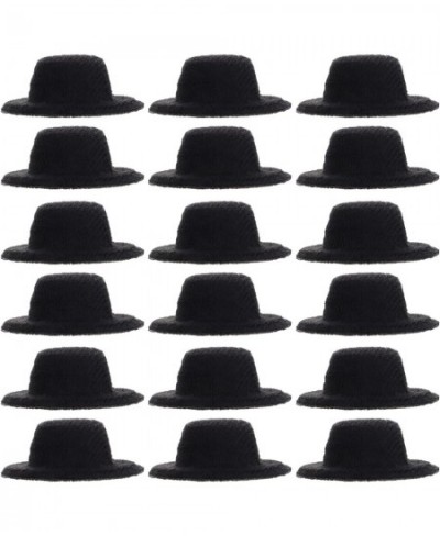 20pcs Miniature Top Hats Mini Black Hats Dollhouse Formal Hats Toy DIY Crafts Accessories for Dollhouse Decoration $16.42 - D...