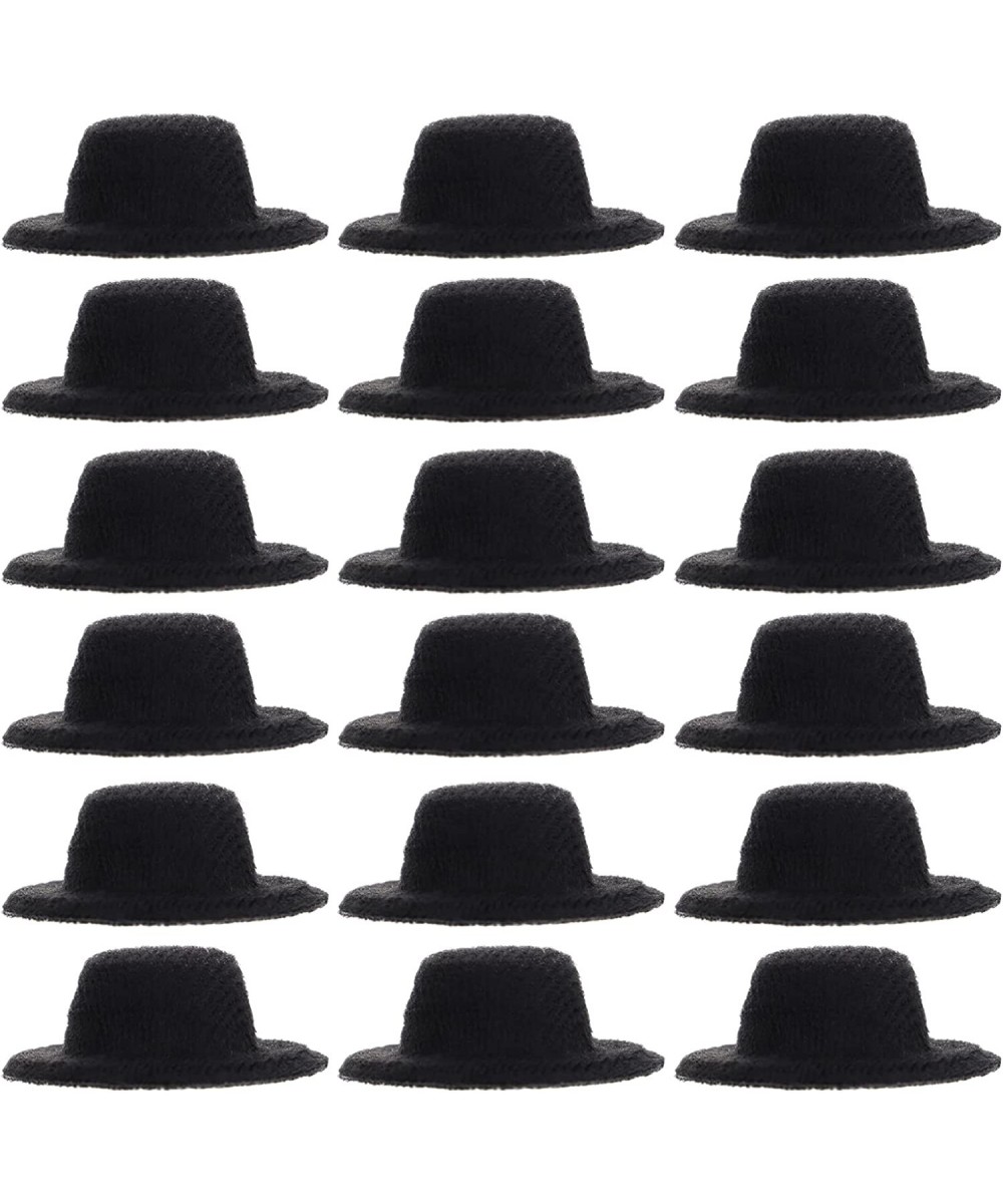 20pcs Miniature Top Hats Mini Black Hats Dollhouse Formal Hats Toy DIY Crafts Accessories for Dollhouse Decoration $16.42 - D...