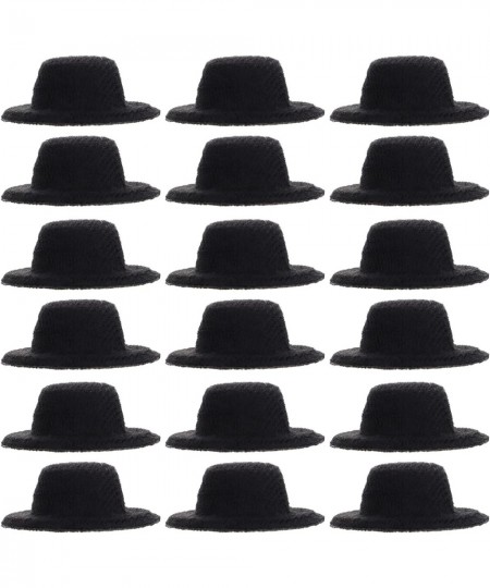 20pcs Miniature Top Hats Mini Black Hats Dollhouse Formal Hats Toy DIY Crafts Accessories for Dollhouse Decoration $16.42 - D...