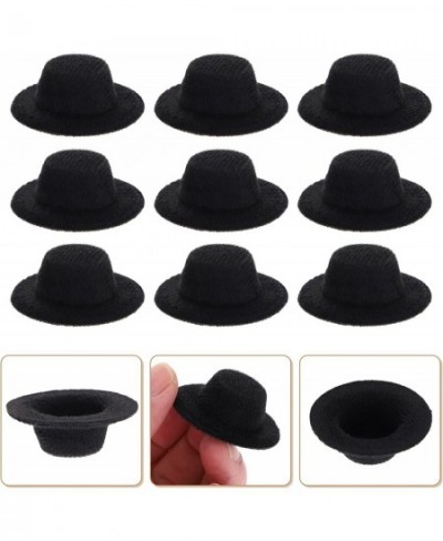 20pcs Miniature Top Hats Mini Black Hats Dollhouse Formal Hats Toy DIY Crafts Accessories for Dollhouse Decoration $16.42 - D...