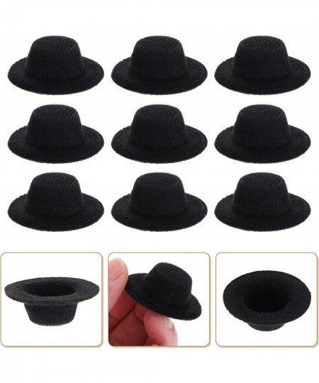 20pcs Miniature Top Hats Mini Black Hats Dollhouse Formal Hats Toy DIY Crafts Accessories for Dollhouse Decoration $16.42 - D...