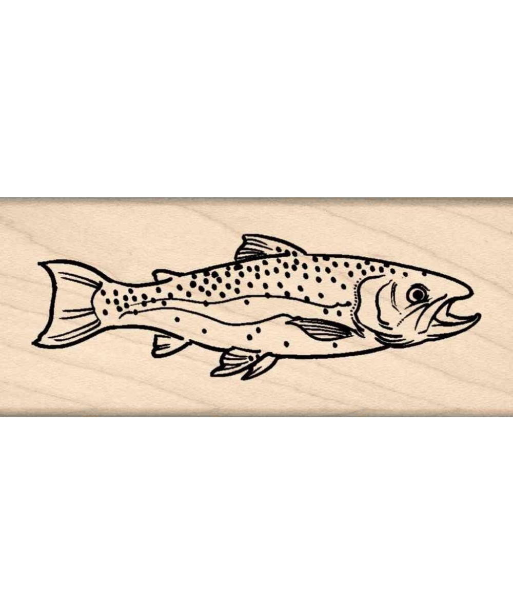 Trout Rubber Stamp $21.14 - Kids' Drawing & Writing Boards