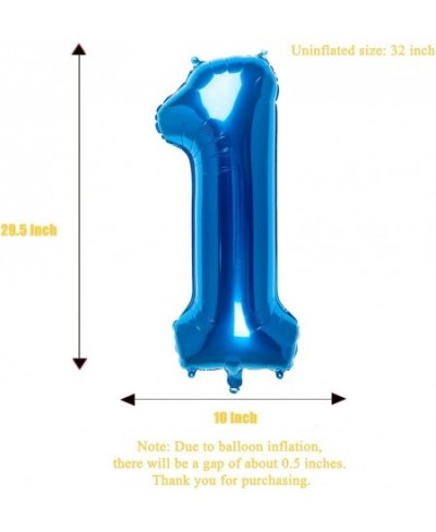 32 Inch Blue Number 1 Balloons Foil Ballon Digital Birthday Party Decoration Supplies (Blue Number 1 Balloon) $15.01 - Kids' ...