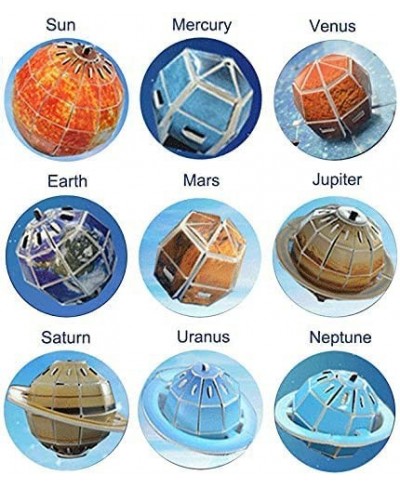 Space 3D Solar System Jigsaw Puzzle Astronomy Planets Toy | Educational Learning Brain Teaser Desk Decor (146 Pieces) $29.98 ...