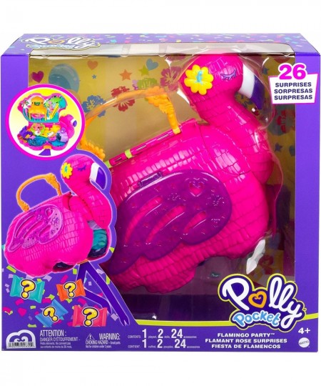 Flamingo Party Large Compact Playset with 26 Surprises Pop & Swap Feature Tropical Party Play Areas Ages 4 & Up $33.32 - Piñatas