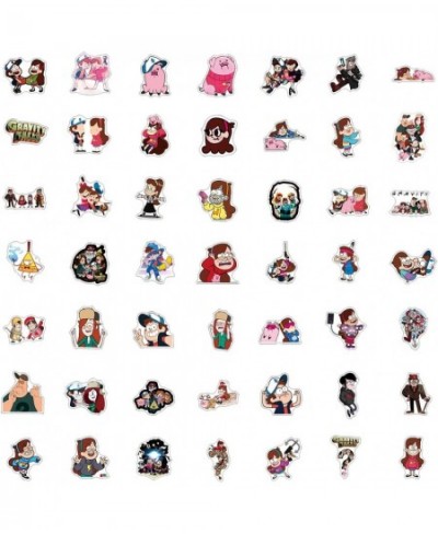 100Pcs Gravity Falls Stickers Pack Cute Funny Cartoon Anime Waterproof Vinyl Sticker Decals for Water Bottle Skateboard Lapto...