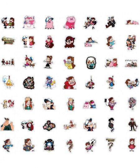 100Pcs Gravity Falls Stickers Pack Cute Funny Cartoon Anime Waterproof Vinyl Sticker Decals for Water Bottle Skateboard Lapto...