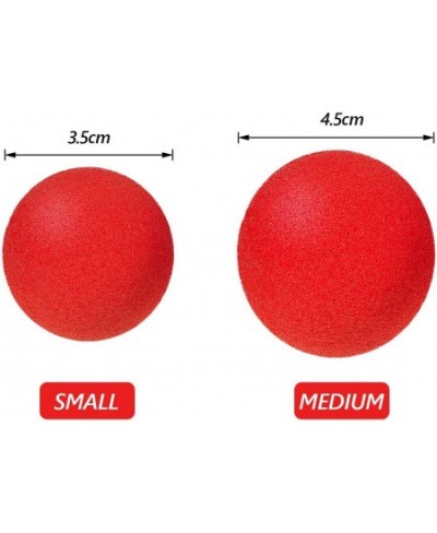 20 Pieces Red Sponge Balls Soft Magic Sponge Balls Combo Close-Up Magic Street Classical Comedy Trick Props 1.4 Inch and 1.8 ...