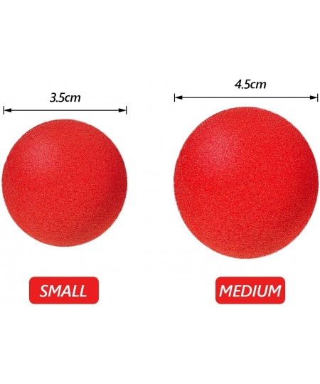 20 Pieces Red Sponge Balls Soft Magic Sponge Balls Combo Close-Up Magic Street Classical Comedy Trick Props 1.4 Inch and 1.8 ...