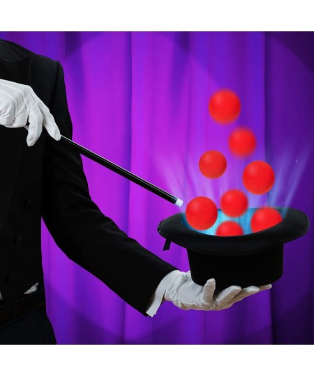 20 Pieces Red Sponge Balls Soft Magic Sponge Balls Combo Close-Up Magic Street Classical Comedy Trick Props 1.4 Inch and 1.8 ...