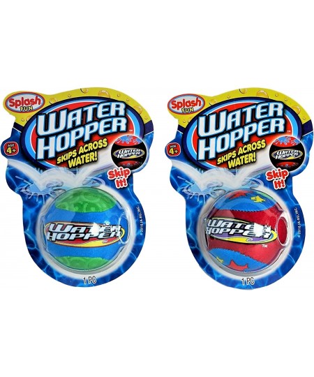 Water Hopper Ball Toy Pack (2 Pack Assorted). Bouncing Water Skip Ball. Water Balls for Pool and for Beach Game. Squishy Skip...