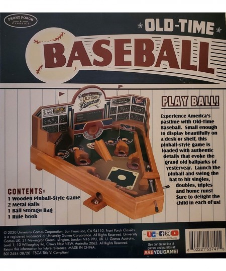 Old Time Baseball Classic Table Top Pinball Game $70.88 - Arcade & Table Games