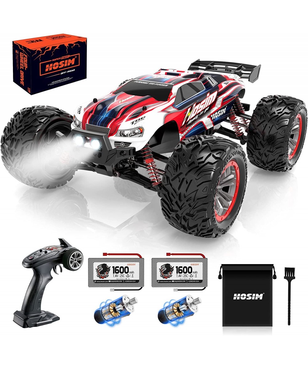 1:10 30+MPH 4WD Large Size RC Cars 2.4Ghz All Terrains Electric Toy Off Road RC Monster Truck Vehicle Car for Boys and Adults...