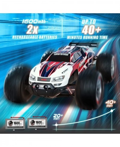 1:10 30+MPH 4WD Large Size RC Cars 2.4Ghz All Terrains Electric Toy Off Road RC Monster Truck Vehicle Car for Boys and Adults...